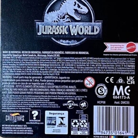 Hot Wheels Mercedes-Benz UNIMOG U 1300 L Jurassic World HW Premium Truck 2022 - Picture 4 of 4